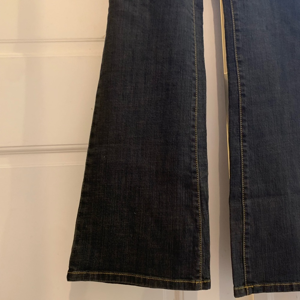 NWOT⭐️LIMITED EDITION AUTHENTIC Y2K MICHEAL KORS STUDDED DARKWASH FLARE JEANS 4P - Picture 3 of 9